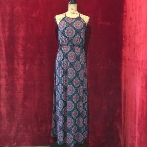 French Grey Nichelle Knit Maxi Dress